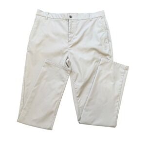 Wowie Daily Chino Pants Men 34x34 Gray Performance Stretch Flat Front Casual